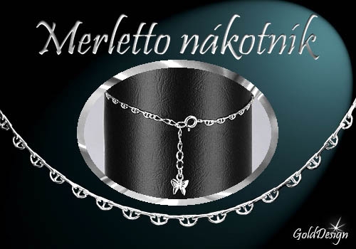 Merletto - nákotník rhodium